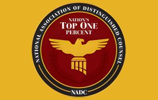 National Association of Distinguished Counsel badge