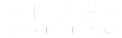 Miller Law Group Logo with White Lettering