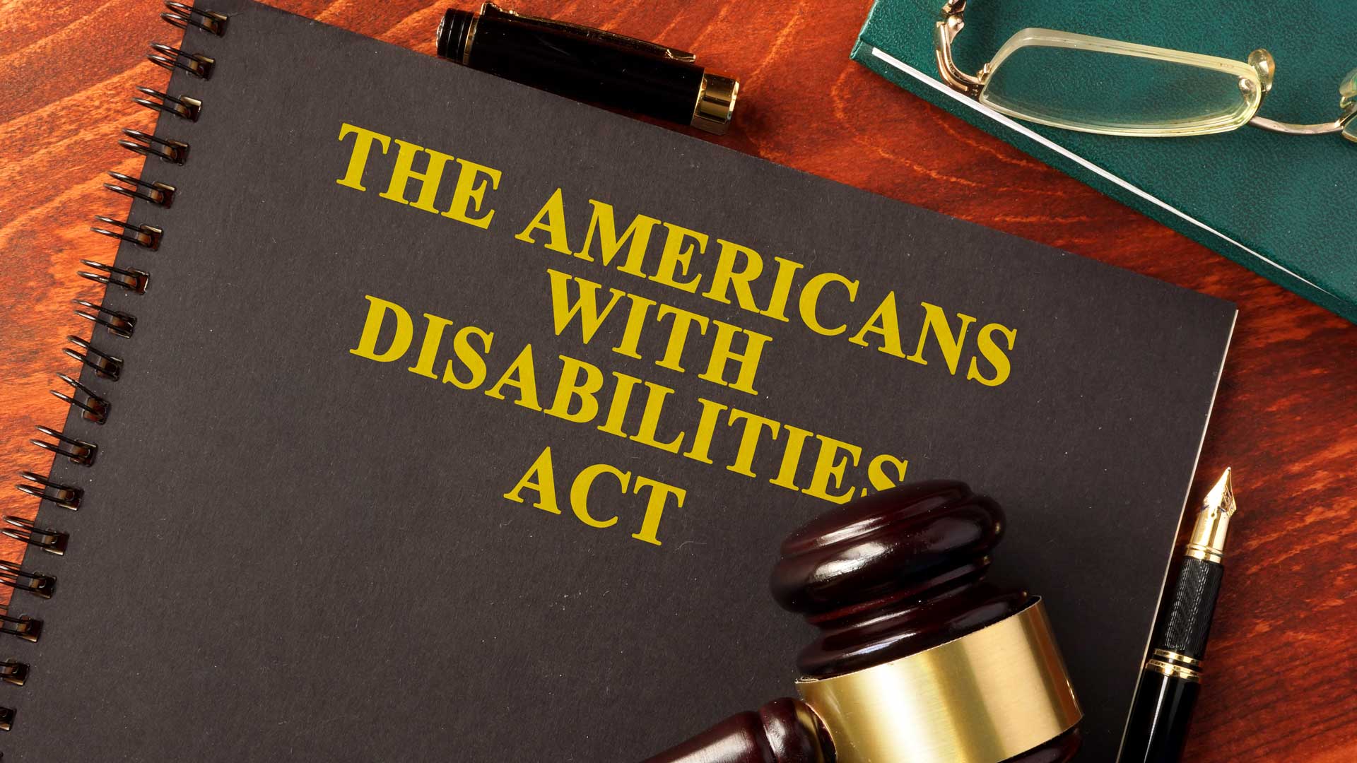 Book with header Americans with Disabilities Act