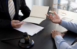 Lawyer conducting on government contract fraud case