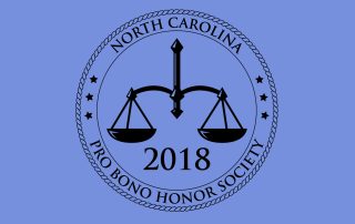 NC Pro Bono Society 2018 seal